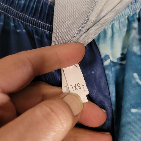 Women's 5XL Blue & White Pajama Set - Comfort & Style - Picture 5 of 16